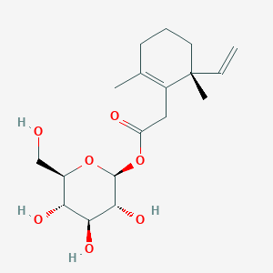 molecular formula C18H28O7 B1264256 Suspensoside A 