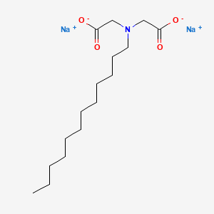 molecular formula C16H29NNa2O4 B12642563 Disodium lauriminodiacetate CAS No. 34359-86-9