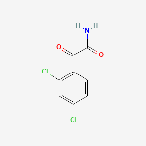 molecular formula C8H5Cl2NO2 B12642665 2-(2,4-Dichlorophenyl)-2-oxoacetamide CAS No. 93842-98-9