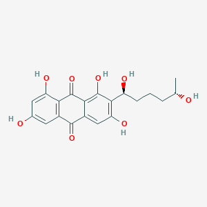 molecular formula C20H20O8 B1264267 (1'S,5'S)-5'-羟基阿维兰汀 CAS No. 151120-46-6