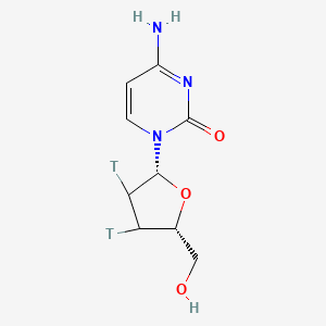 molecular formula C9H13N3O3 B12642685 4-Amino-1-[5-(hydroxymethyl)oxolan-2-yl]pyrimidin-2-one CAS No. 133525-08-3