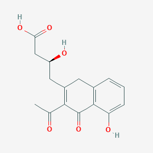 molecular formula C16H16O6 B1264272 (S)-Chiral alcohol 