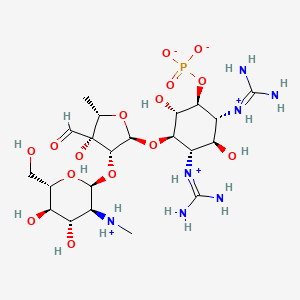 molecular formula C21H41N7O15P+ B1264273 Streptomycin 6-phosphate(1+) 