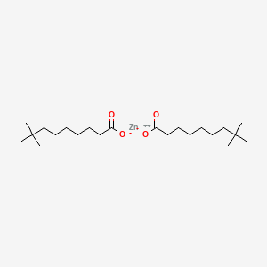 molecular formula C22H42O4Zn B12642793 Zinc(2+) neoundecanoate CAS No. 93918-29-7