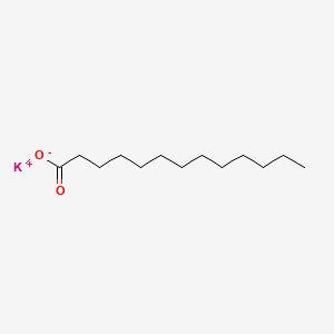 molecular formula C13H25KO2 B12642804 Potassium tridecanoate CAS No. 55656-86-5
