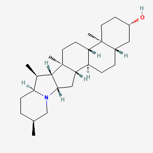 molecular formula C27H45NO B12642829 Solanidan-3-ol, (3beta,5alpha,22beta)- CAS No. 3922-07-4