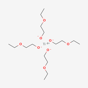 molecular formula C16H36O8Ti B12642830 Titanium(4+) 2-ethoxyethanolate CAS No. 71965-15-6