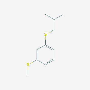 molecular formula C11H16S2 B12642853 3-(iso-Butylthio)phenyl methyl sulfide 
