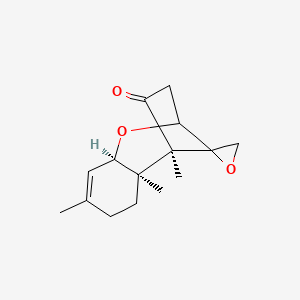 molecular formula C15H20O3 B12642862 Trichothec-9-en-4-one, 12,13-epoxy- CAS No. 2077-58-9