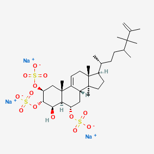 molecular formula C32H51Na3O13S3 B1264288 Spheciosterol sulfate C 