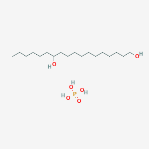 molecular formula C18H41O6P B12642883 1,12-Octadecanediol, phosphate CAS No. 85186-51-2