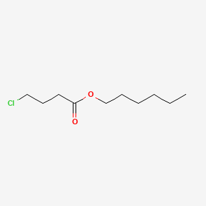 molecular formula C10H19ClO2 B12642896 Hexyl 4-chlorobutanoate CAS No. 3153-31-9