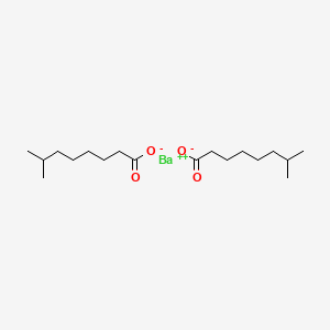 molecular formula C18H34BaO4 B12642904 Barium isononanoate CAS No. 84681-75-4