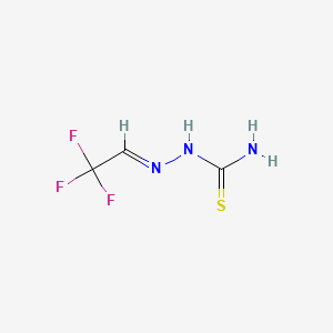 molecular formula C3H4F3N3S B12642907 Trifluoroacetaldehyde thiosemicarbazone CAS No. 7145-43-9