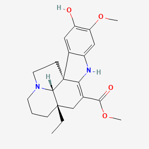 molecular formula C22H28N2O4 B1264292 Jerantinine E 