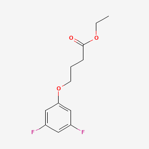 molecular formula C12H14F2O3 B12642925 Ethyl 4-(3,5-difluoro-phenoxy)butanoate 