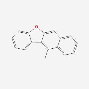 molecular formula C17H12O B12642947 Methylbenzo[b]naphtho[2,3-d]furan CAS No. 84540-55-6