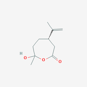 (4S)-7-Hydroxy-4-isopropenyl-7-methyloxepan-2-one