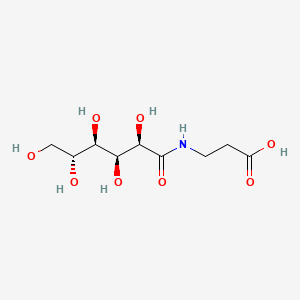 molecular formula C9H17NO8 B12642992 N-D-Gluconoyl-beta-alanine CAS No. 94231-90-0