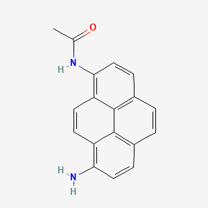 molecular formula C18H14N2O B12643047 N-(8-Amino-1-pyrenyl)-acetamide CAS No. 99387-36-7