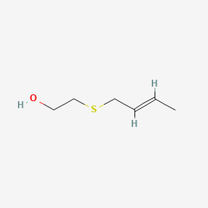 molecular formula C6H12OS B12643125 2-(2-Butenylthio)ethanol CAS No. 82010-89-7