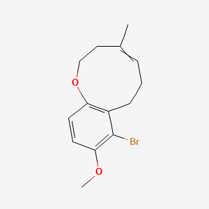 molecular formula C14H17BrO2 B12643141 8-Bromo-9-methoxy-4-methyl-2,3,6,7-tetrahydro-1-benzoxonine 