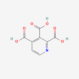 molecular formula C8H5NO6 B12643183 2,3,4-Pyridinetricarboxylic acid CAS No. 632-95-1