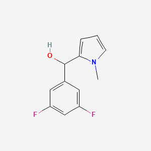 molecular formula C12H11F2NO B12643335 3,5-Difluorophenyl-(1-methyl-2-pyrrolyl)methanol 