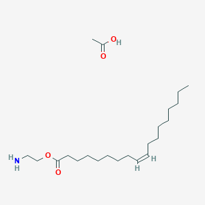 molecular formula C22H43NO4 B12643344 (2-Hydroxyethyl)oleoylammonium acetate CAS No. 99948-82-0