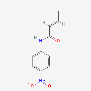molecular formula C10H10N2O3 B12643359 2-Butenamide, N-(4-nitrophenyl)- CAS No. 51944-68-4