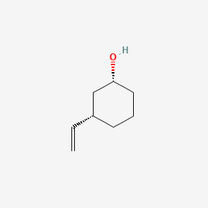 molecular formula C8H14O B12643363 cis-3-Vinylcyclohexan-1-ol CAS No. 43101-35-5