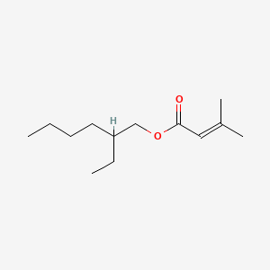 molecular formula C13H24O2 B12643386 2-Ethylhexyl 3-methyl-2-butenoate CAS No. 85567-31-3