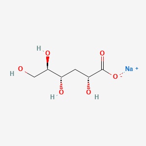 molecular formula C6H11NaO6 B12643387 Sodium 3-deoxygluconate CAS No. 93857-41-1