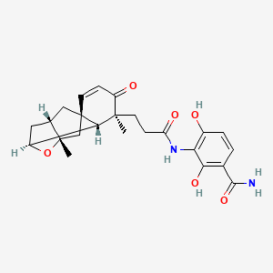 molecular formula C24H28N2O6 B1264339 Platensimycin B1 