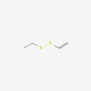 molecular formula C4H8S2 B12643411 Ethyl vinyl disulfide CAS No. 24298-49-5