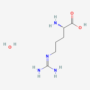molecular formula C6H16N4O3 B12643437 L-Arginine monohydrate CAS No. 681277-17-8
