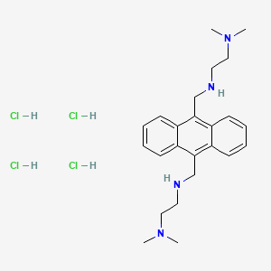molecular formula C24H38Cl4N4 B1264344 LysoTracker Blue DND-22 