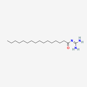 molecular formula C17H35N3O B12643465 N-Amidinohexadecan-1-amide CAS No. 77440-12-1