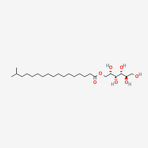 molecular formula C24H48O7 B12643532 D-Glucitol monoisooctadecanoate CAS No. 67748-17-8