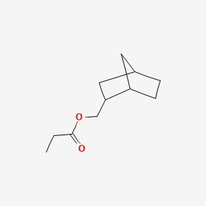 molecular formula C11H18O2 B12643549 (Bicyclo(2.2.1)hept-2-yl)methyl propionate CAS No. 93963-39-4
