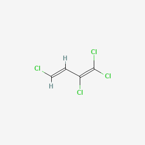 molecular formula C4H2Cl4 B12643560 1,1,2,4-Tetrachlorobuta-1,3-diene CAS No. 34867-83-9