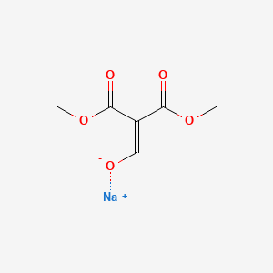 molecular formula C6H7NaO5 B12643574 Sodium dimethyl (oxidomethylene)malonate CAS No. 25064-07-7