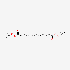 molecular formula C20H38O6 B12643622 Di-tert-butyl diperoxydodecanedioate CAS No. 93778-66-6