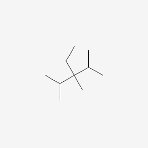 molecular formula C10H22 B12643645 3-Ethyl-2,3,4-trimethylpentane CAS No. 52897-19-5