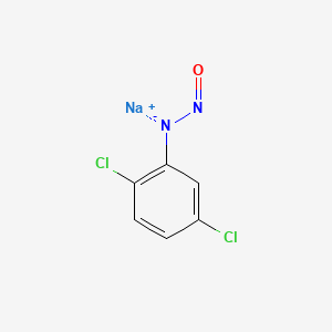 molecular formula C6H3Cl2N2NaO B12643649 Sodium 2,5-dichlorophenyl-N-nitrosoamide CAS No. 6259-27-4