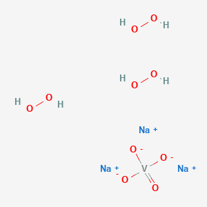 molecular formula H6Na3O10V B1264367 Pervanadate 