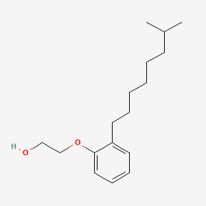 molecular formula C17H28O2 B12643673 2-(Isononylphenoxy)ethanol CAS No. 85005-55-6