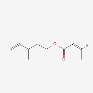 molecular formula C11H18O2 B12643687 3-Methyl-4-pentenyl 2-methylisocrotonate CAS No. 84110-41-8