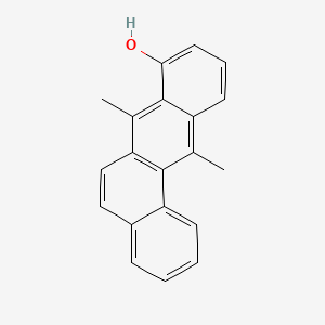 molecular formula C20H16O B12643698 Benz(a)anthracen-8-ol, 7,12-dimethyl- CAS No. 62064-44-2
