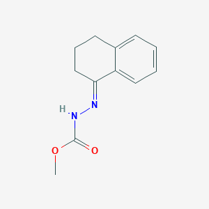 molecular formula C12H14N2O2 B12643879 methyl (2E)-2-(3,4-dihydronaphthalen-1(2H)-ylidene)hydrazinecarboxylate CAS No. 1416350-01-0